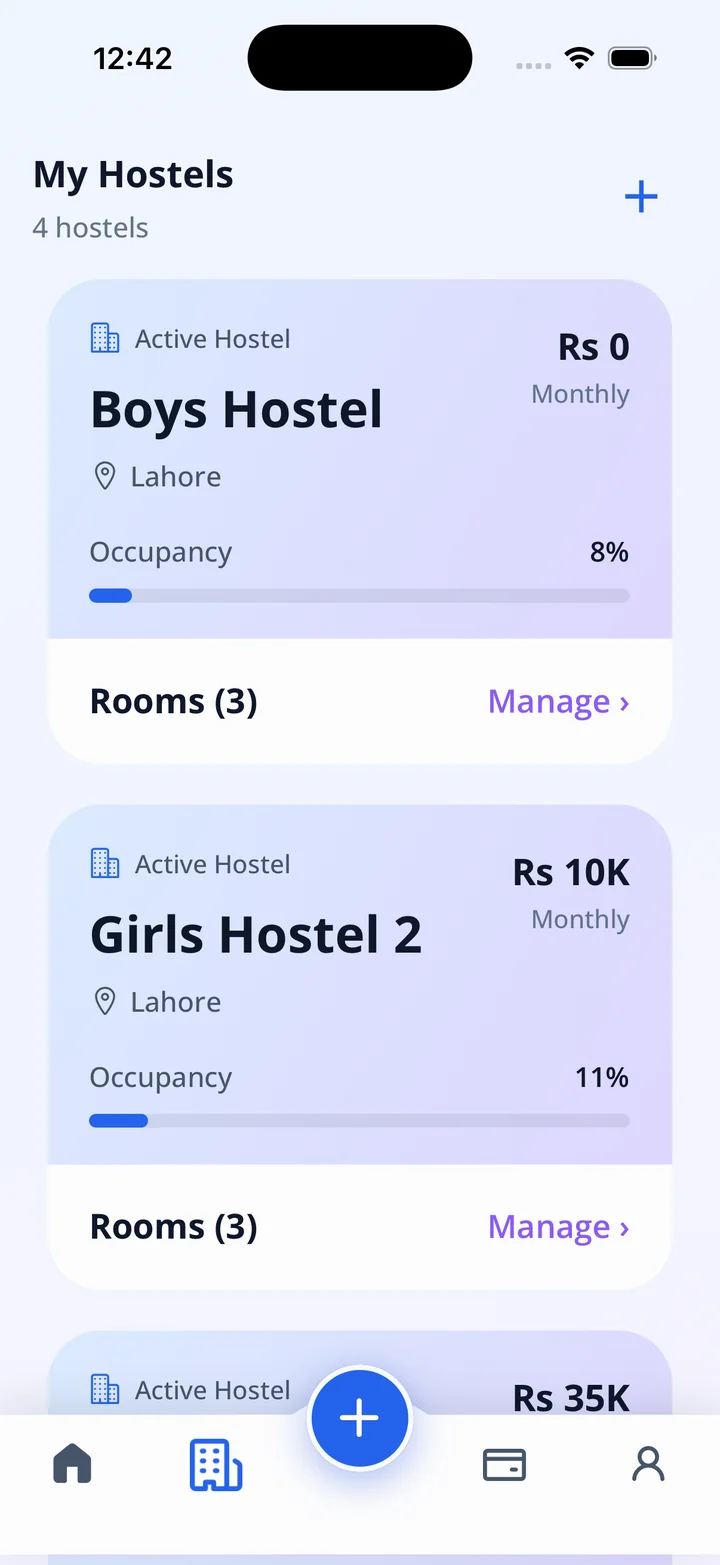 Osstel app hostels list and property management